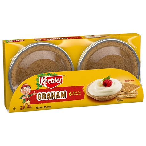 Keebler Ready Mini Pie Crusts - Graham Cracker - 4 oz (Pack of 6 ...