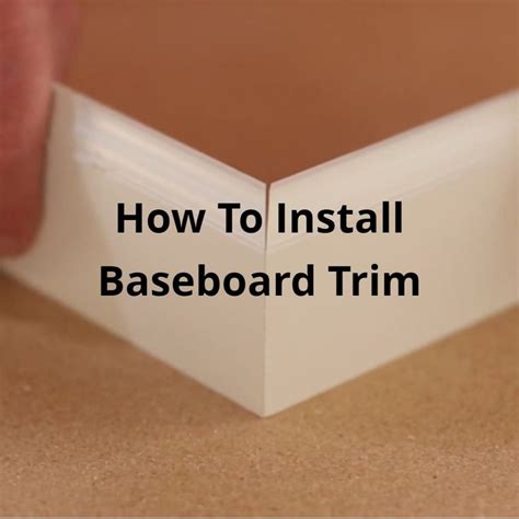 Image result for Baseboard Trim Tutorial