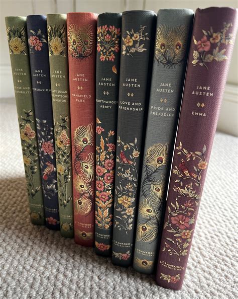 Jane Austen Book Collection Pride and Prejudice Embossed Cranford ...