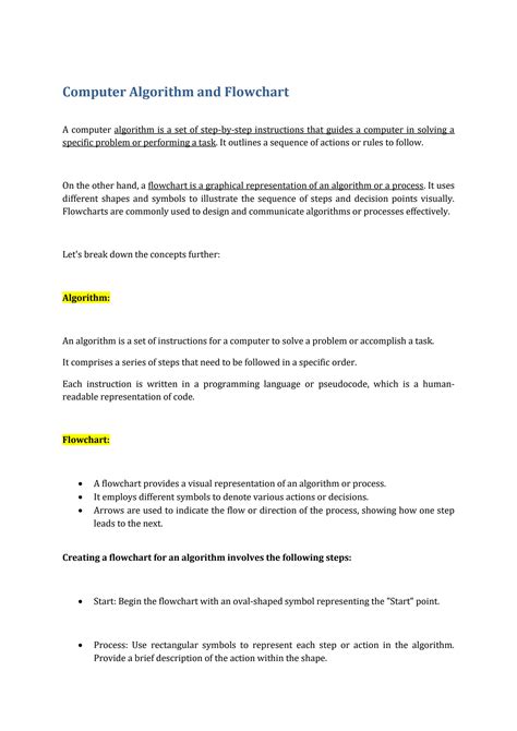 Image result for Algorithm and Flowchart Computer Step Three