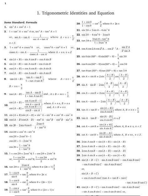 Image result for Math Methods Formula Sheet
