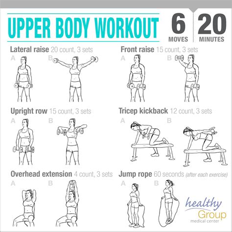 Here is a great upper body workout and the best thing is that it only ...