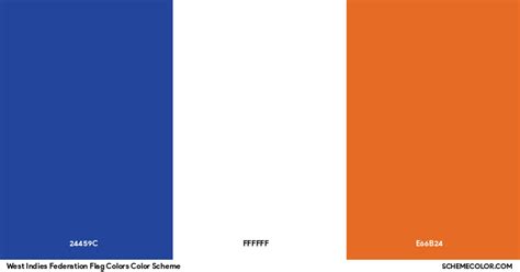 West Indies Federation Flag Colors - Flags - SchemeColor.com