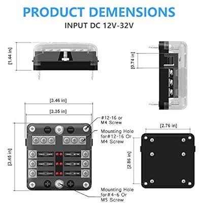 Buy 6 Way Upgrade Fuse Box and 6 Way Fuse Block Online at Lowest Price ...