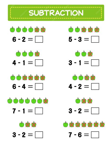 Image result for Subtraction Maths Examples