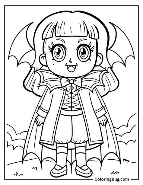 26 Vampire Coloring Pages (Free Printable PDFs)
