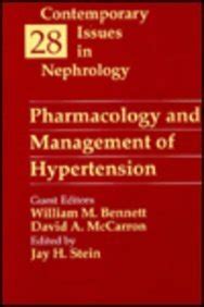 Buy Pharmacology and Management of Hypertension (Contemporary Issues in ...
