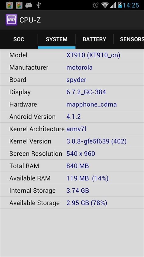 Best Free Android Apps: CPU-Z - system profiling and monitoring ...