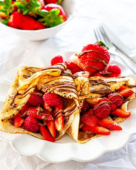 Nutella Berry Crepes - Jo Cooks