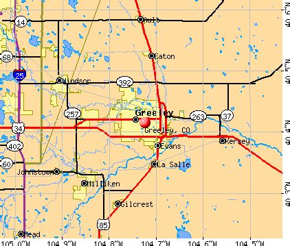 Greeley, Colorado (CO 80550) profile: population, maps, real estate ...