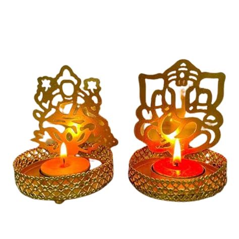 Buy Al Sami Handcrafted Lord Ganesh Diya Lamp Idol Murti for Home ...