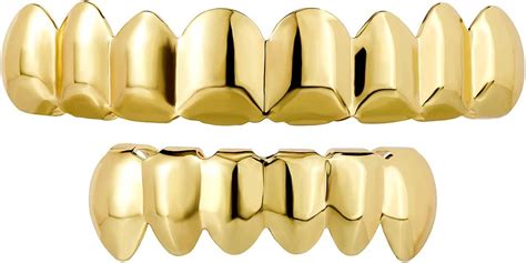 YOSZO Grillz Teeth Men 14K Plated Gold Grills for Your India | Ubuy