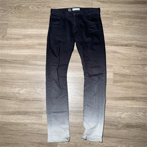 Dior Men's Black and White Jeans | Depop