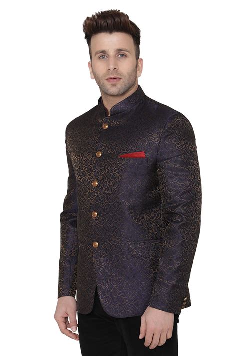 Wintage Men's Banarasi Rayon Cotton Casual and Festive Indian Jodhpuri ...