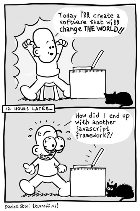 Image result for JavaScript Framework Meme