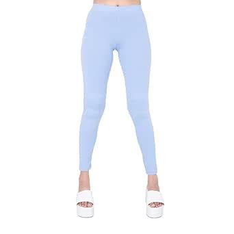 Buy SPRA Women Solid Ankle Length Leggings | Women's Pull on Cotton ...