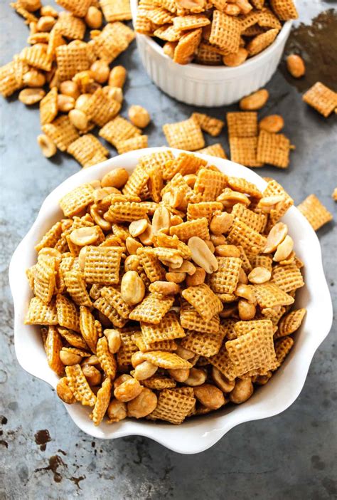 Caramel Chex Mix - Layers of Happiness