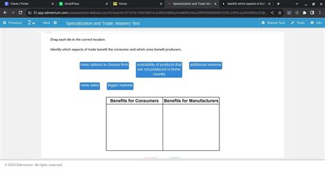 Identify which aspects of trade benefit the consumer and which ones ...