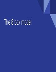 8 Box Model 的图像结果