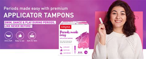Buy Sirona Regular Flow Tampons with Applicator - 16 Pieces | Made in ...