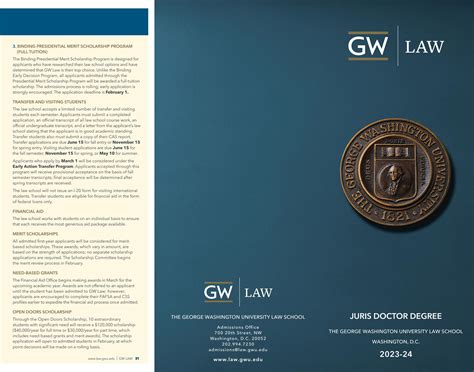 2023-2024 JD Viewbook by The George Washington University Law School ...