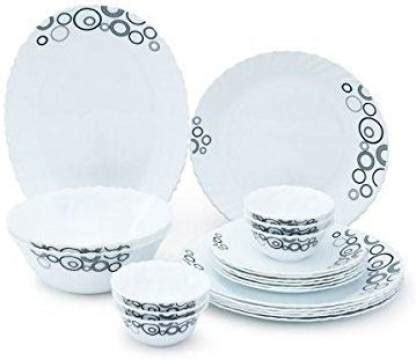 DIVA FROM LAOPALA Pack of 33 Opalware Dinner Set Price in India - Buy ...