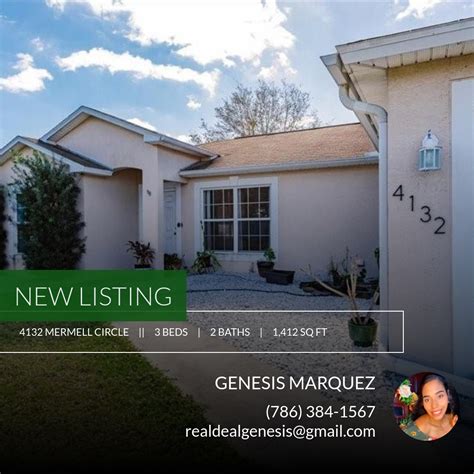 Genesis Marquez | 📍 Reduced Price 📍 This recently reduced home at 4132 Mermell Circle in North ...