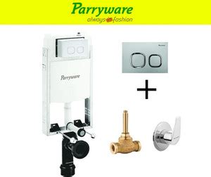 Parryware Half Frame Concealed Cistern with Edge concealed body upper ...
