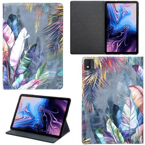 Zaoma Printed Flip Flap Case Cover Compatible for TCL 10 TAB MAX TabMax ...