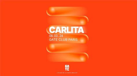 CARLITA at GATE CLUB, 2 Pl de la Porte Maillot, 75017 Paris, France ...