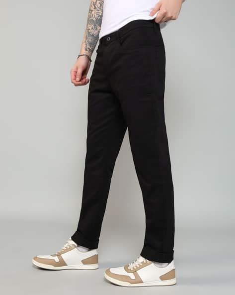 Buy Black Trousers & Pants for Men by Shein Online | sheinindia.in
