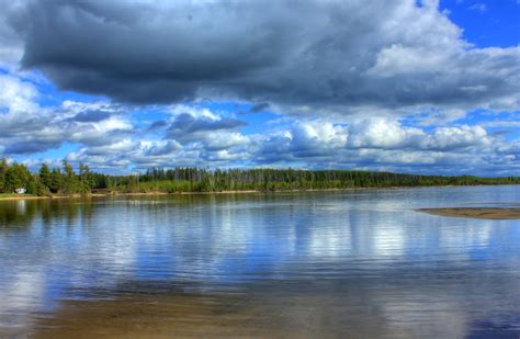 Across the River at Lake Nipigon, Ontario, Canada image - Free stock ...