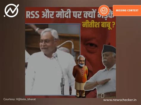 Fact Check: Video Of Nitish Kumar Questioning BJP Over Its Role In ...