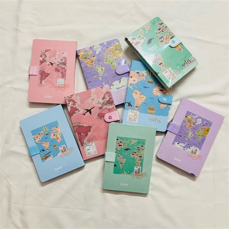 World Map theme Based Journal (Aesthetic Vibes) A5 Size – Bookmarkandworld