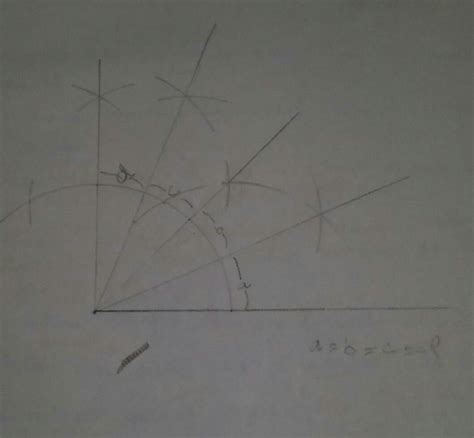 Construct an angle of 90° and divide it into four equal parts - Brainly.in