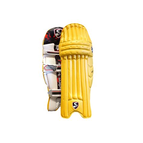 SG Test Yellow CSK Cricket Batting Pads