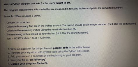 Image result for How to Use Python to Program Inches into Centimeters