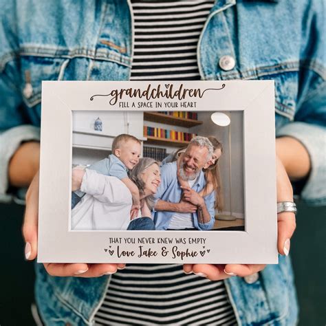 Christmas Gift for Grandparents, Grandchildren Photo Frame ...
