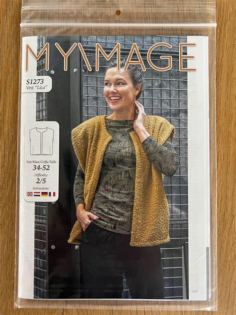 S1273 Cardigan Lica paper pattern - Made by Oranges