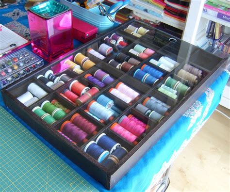 Image result for Machine Embroidery Thread Storage Ideas