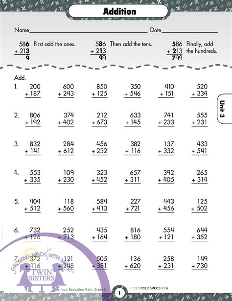 3rd Grade Math Worksheets 的图像结果
