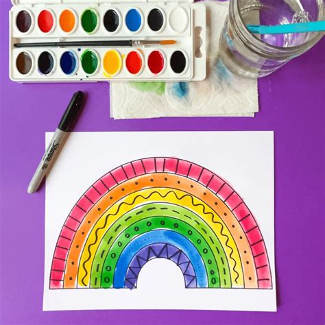 Rainbow Drawing Ideas Easy - Infoupdate.org