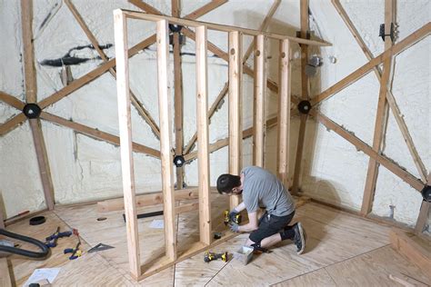 Dodeca Domes - Room Framing Walls