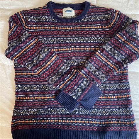 Old Navy thick cozy christmas sweater in men’s size... - Depop