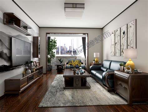 中式风格三居室110平米4.8万-领秀慧谷装修案例-北京房天下家居装修网