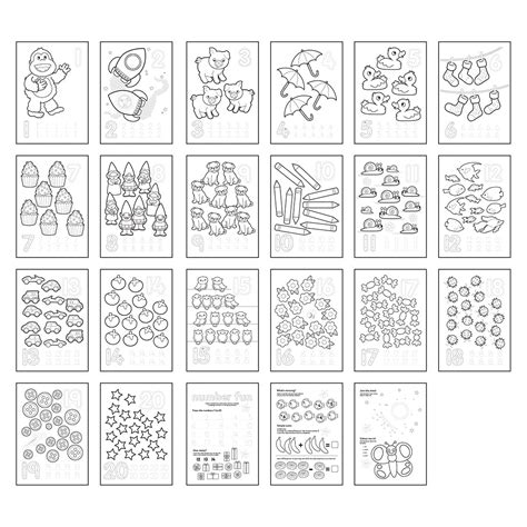1-20 Sticker Colouring Book – Bombay Kids Company
