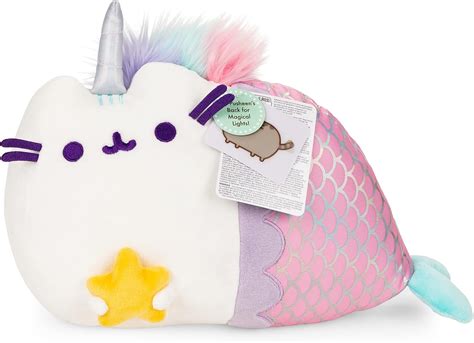 Buy GUND Pusheen Magical Lights Mermaid Pusheenicorn Touch-Activated ...