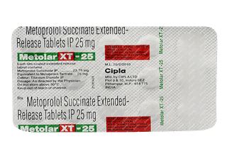Metolar Xt 25 Tablet 15: Uses, Side Effects, Price & Substitutes
