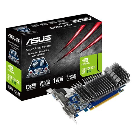 ASUS GeForce GT 610 Low Profile 1 GB - Carte graphique ASUS sur LDLC.com