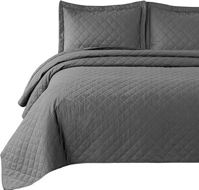 BSB HOME® 100% Microfiber Ultrasonic 280 Tc Solid King Size Quilted Bed ...